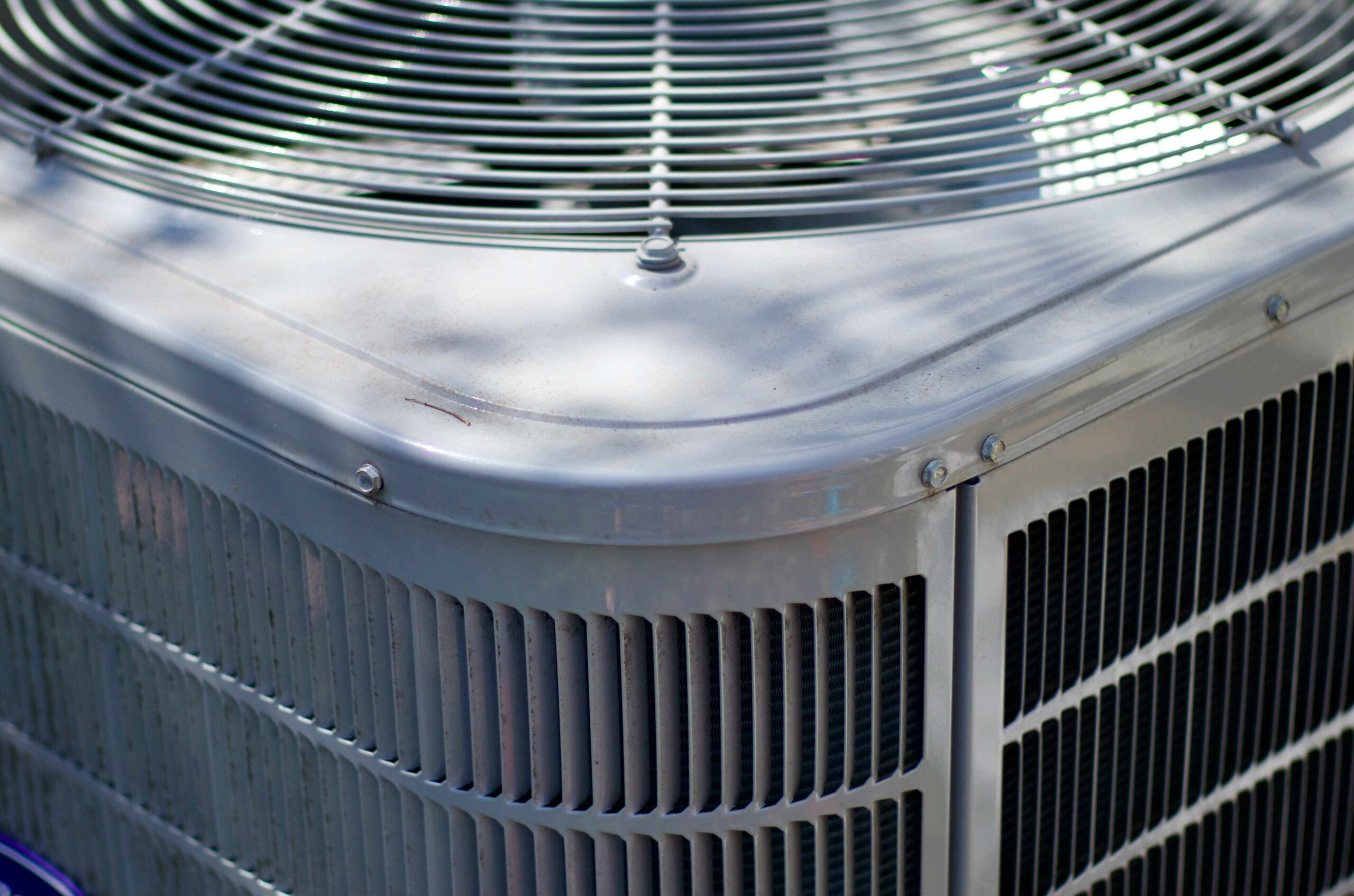 Upclose of an HVAC System Upclose of an HVAC System