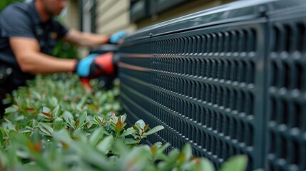0 Upclose of an HVAC System